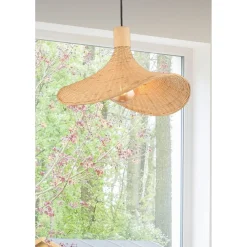 Riippuvalaisin Linento Lighting BRZ-340028, ø40cm, E27, max. 40W, IP20, bambu