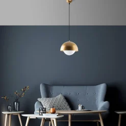 Riippuvalaisin Linento Lighting Camgoz, Ø30cm, kulta