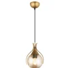 Riippuvalaisin Linento Lighting 64635, ø12cm, E27, max. 40W, IP20, hunaja