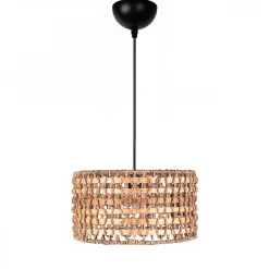 Riippuvalaisin Linento Lighting 241926, ø30cm, E27, max. 40W, IP20, ruskea