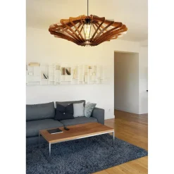 Riippuvalaisin Linento Lighting 171, ø47cm, E27, max. 40W, pähkinä