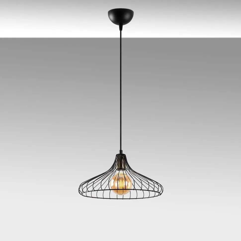 Riippuvalaisin Linento Lighting Depay, Ø36cm, säädettävä korkeus, kulta