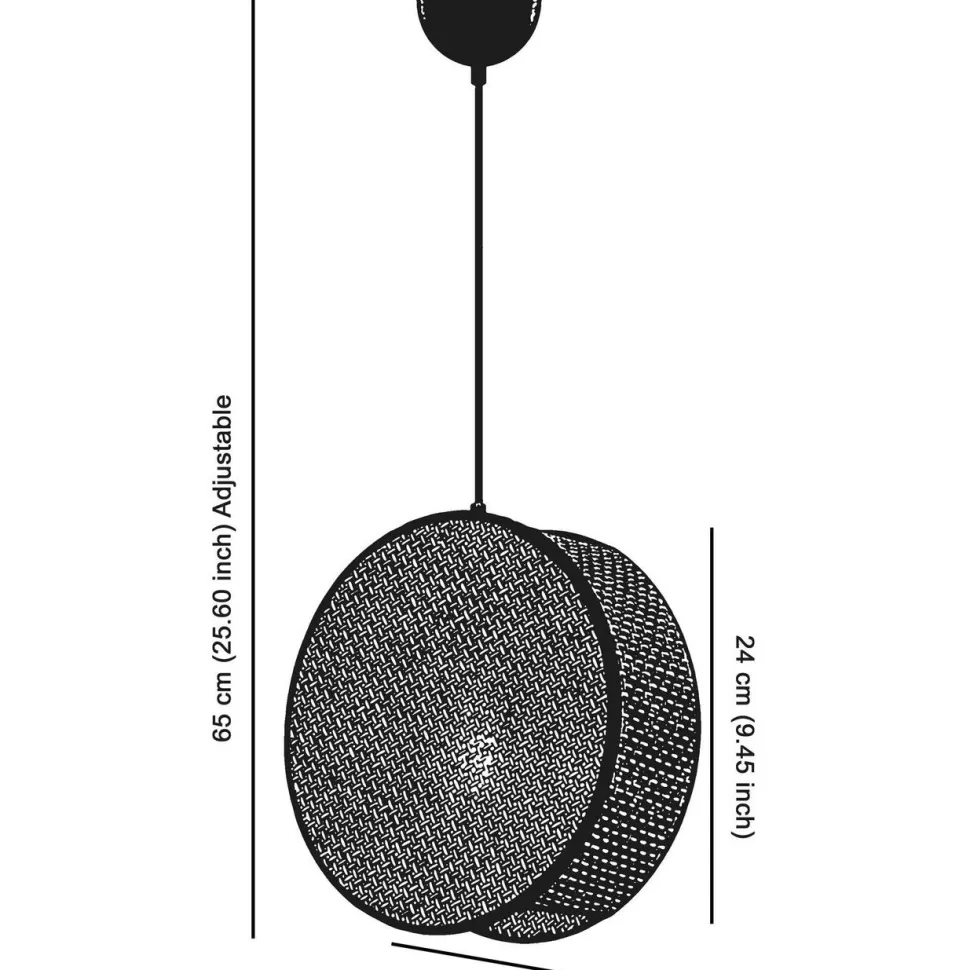 Riippuvalaisin Linento Lighting Drum Hazeran, E27,camel