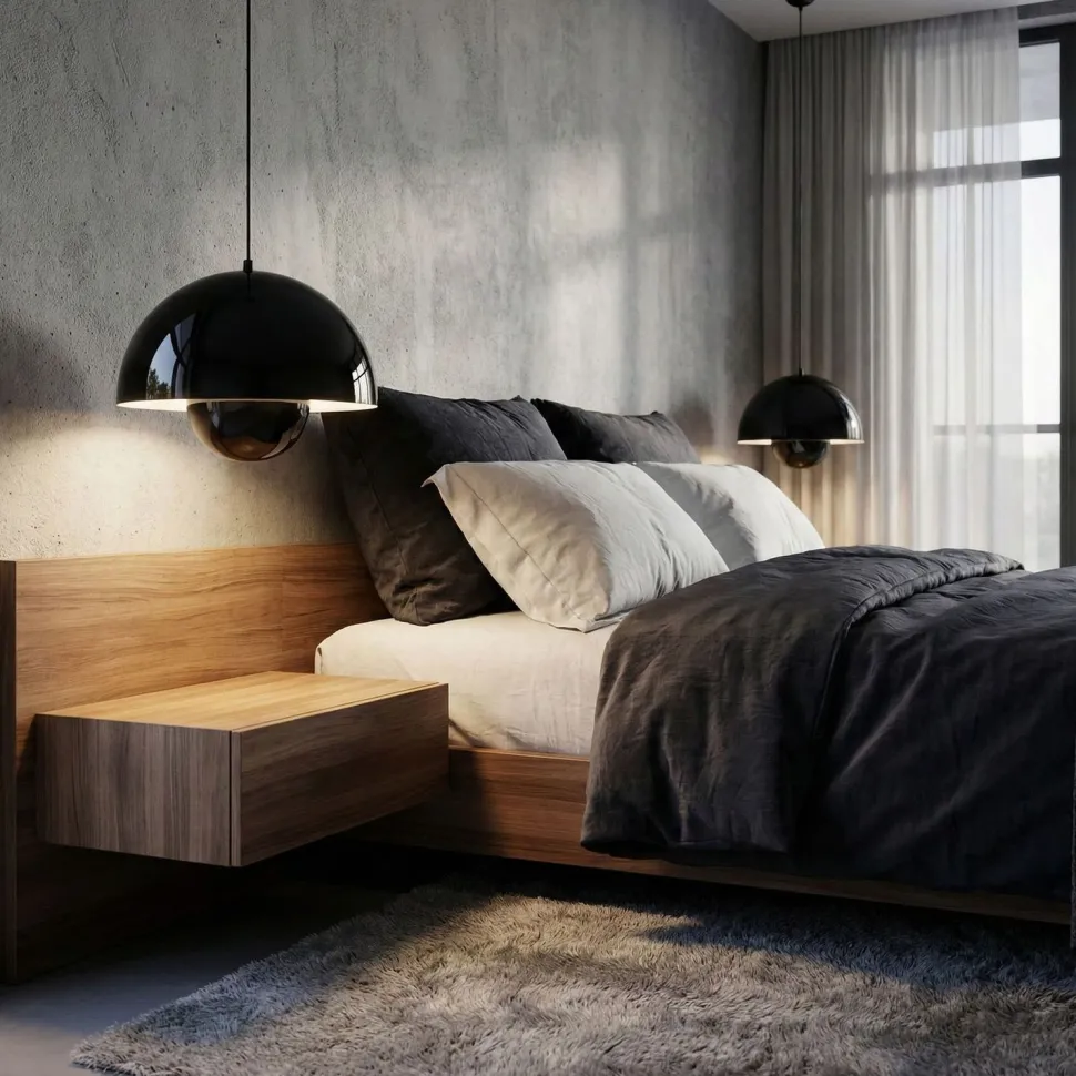 Riippuvalaisin Linento Lighting Eylul Ø30cm laivastonsininen