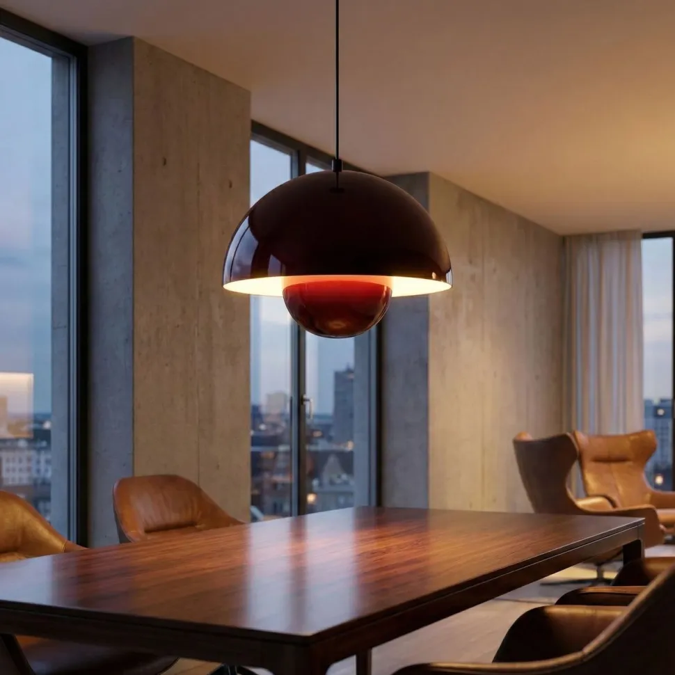 Riippuvalaisin Linento Lighting Eylul Ø30cm laivastonsininen