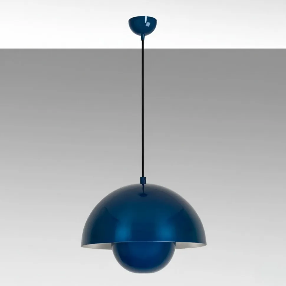 Riippuvalaisin Linento Lighting Eylul Ø30cm laivastonsininen