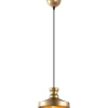 Riippuvalaisin Linento Lighting Gullu, Ø22cm, kulta
