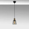 Riippuvalaisin Linento Lighting Kemtel, Ø16cm, E27, musta