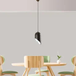 Riippuvalaisin Linento Lighting KESIK-6161-RETRO, Ø14cm, tummanruskea