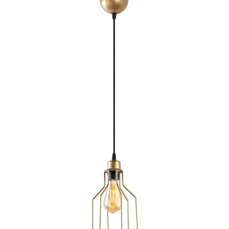Riippuvalaisin Linento Lighting Kofi-N-1092-1, Ø17cm, kulta