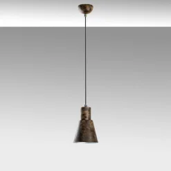 Riippuvalaisin Linento Lighting KONIKKEM-6362-RETRO, Ø14cm, tummanruskea