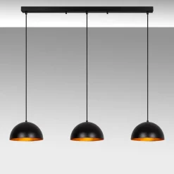 Riippuvalaisin Linento Lighting Kure 30 Mr-7213, 3-osainen, 140x30x111cm, musta