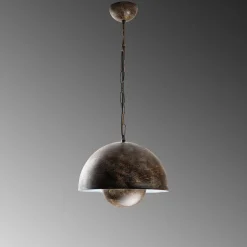 Riippuvalaisin Linento Lighting KURE-30-15-NUS-2676-RETRO, Ø30cm, tummanruskea