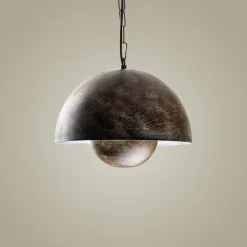 Riippuvalaisin Linento Lighting KURE-30-15-NUS-2676-RETRO, Ø30cm, tummanruskea
