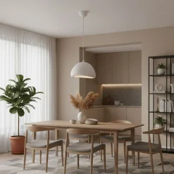 Riippuvalaisin Linento Lighting Lora 40-Luna valkoinen