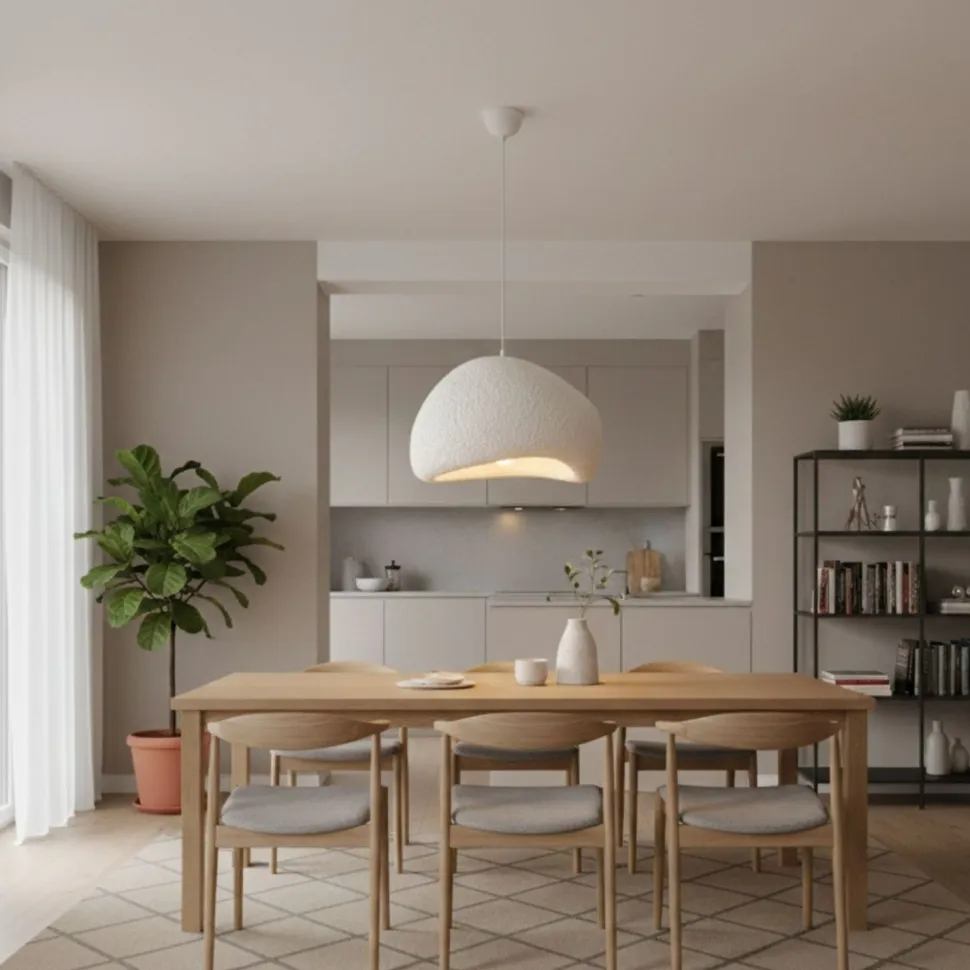 Riippuvalaisin Linento Lighting Lora 50-Luna valkoinen