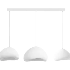 Riippuvalaisin Linento Lighting Lora Set-C-Luna, 3-osainen, valkoinen