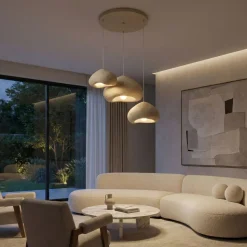 Riippuvalaisin Linento Lighting Lora Set-T-Nua-1001, 3-osainen, beige