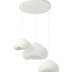 Riippuvalaisin Linento Lighting Lora Set-T-Nua, 3-osainen, valkoinen