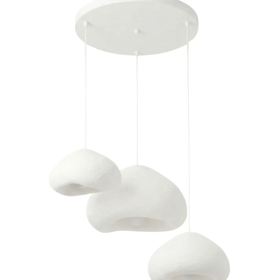 Riippuvalaisin Linento Lighting Lora Set-T-Nua, 3-osainen, valkoinen