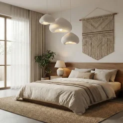 Riippuvalaisin Linento Lighting Lora Set-T-Nua, 3-osainen, valkoinen
