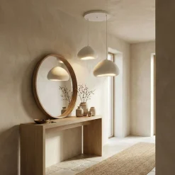 Riippuvalaisin Linento Lighting Lora 40-50-T-Luna, 2-osainen, valkoinen