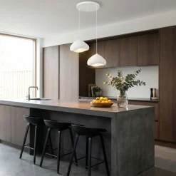 Riippuvalaisin Linento Lighting Lora 30-2-T-Luna, 2-osainen, valkoinen