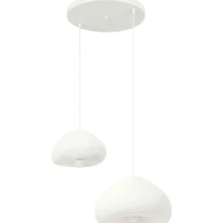 Riippuvalaisin Linento Lighting Lora 30-40-T-Nua, 2-osainen, valkoinen