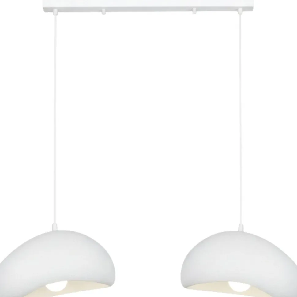 Riippuvalaisin Linento Lighting Loval 30-2-C-Luna, 2-osainen, valkoinen