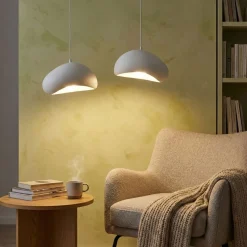 Riippuvalaisin Linento Lighting Loval 30-2-C-Luna, 2-osainen, valkoinen