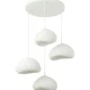 Riippuvalaisin Linento Lighting Loval Set-Lora-50-4-T-Nua, 4-osainen, valkoinen