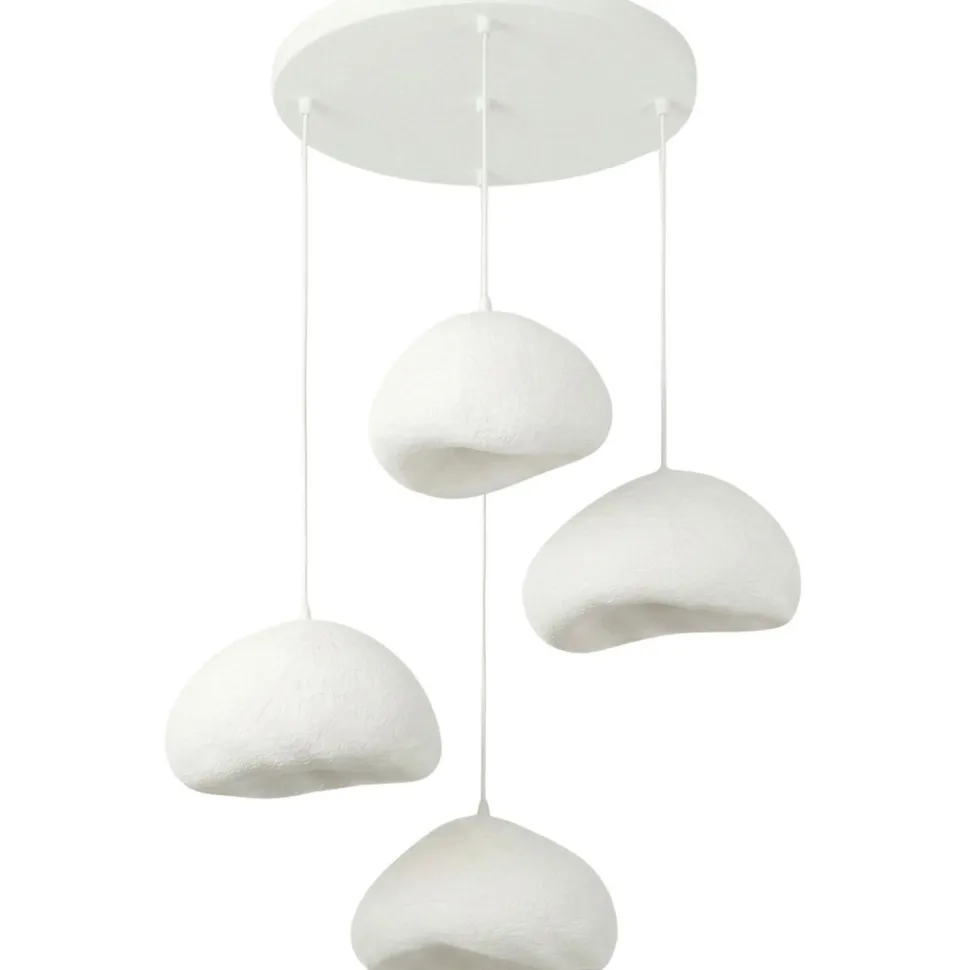 Riippuvalaisin Linento Lighting Loval Set-Lora-50-4-T-Nua, 4-osainen, valkoinen