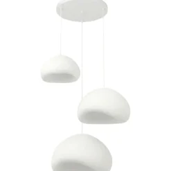 Riippuvalaisin Linento Lighting Loval Set-T-Luna, 3-osainen, valkoinen