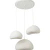 Riippuvalaisin Linento Lighting Loval Set-T-Nua, 3-osainen, valkoinen