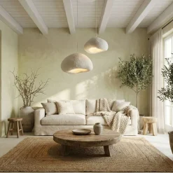 Riippuvalaisin Linento Lighting Loval 30-40-T-Nua, 2-osainen, valkoinen