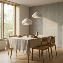Riippuvalaisin Linento Lighting Loval 40-50-T-Nua 2-osainen valkoinen
