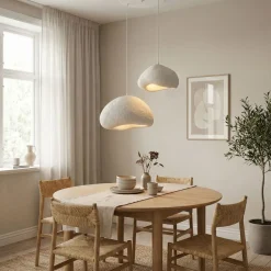 Riippuvalaisin Linento Lighting Loval 40-50-T-Nua 2-osainen valkoinen