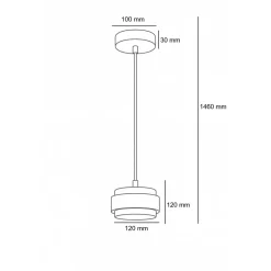 Riippuvalaisin Linento Lighting Lover beige/saksanpähkinä