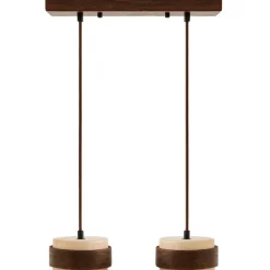 Riippuvalaisin Linento Lighting Lover B 2-osainen beige/saksanpähkinä