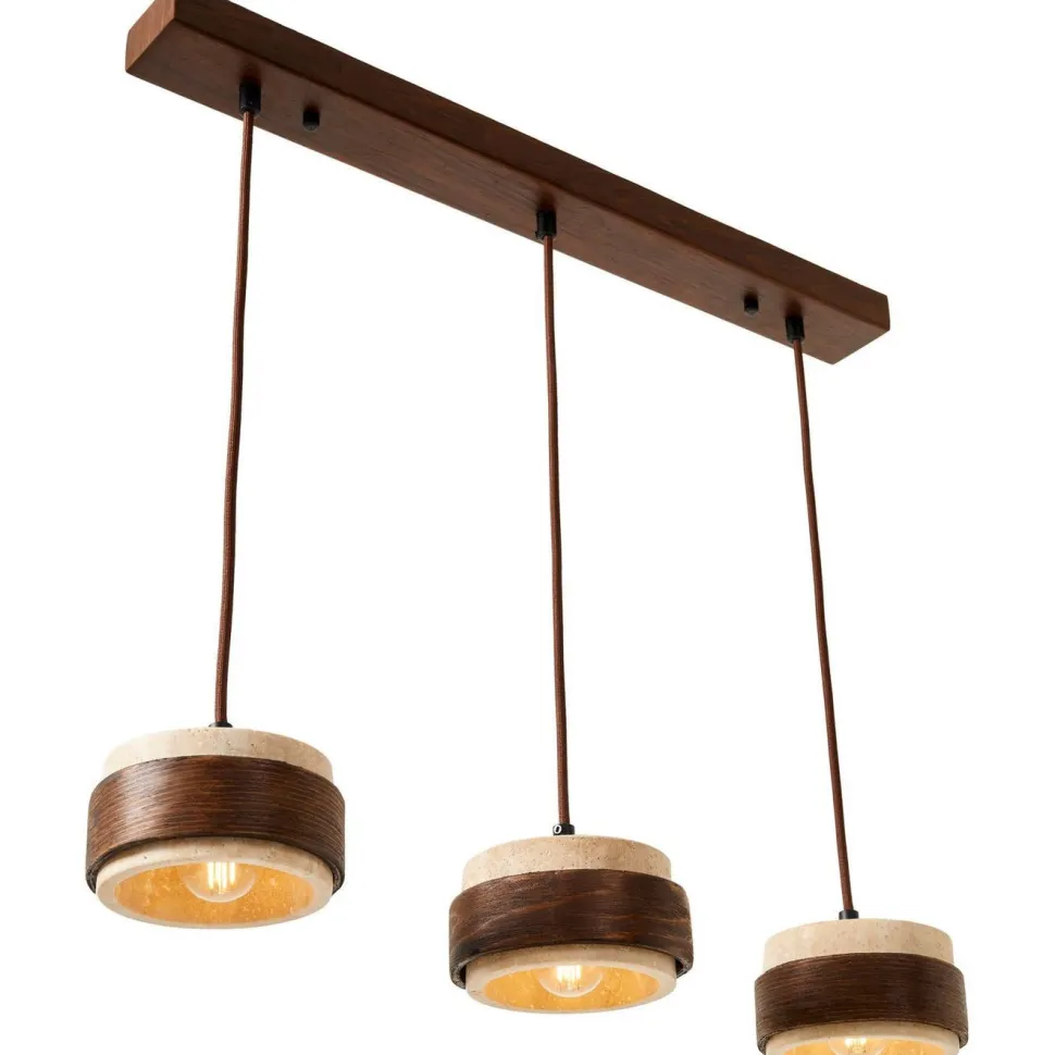 Riippuvalaisin Linento Lighting Lover C 3-osainen beige/saksanpähkinä