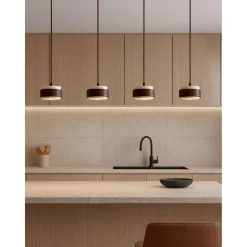Riippuvalaisin Linento Lighting Lover D 4-osainen beige/saksanpähkinä