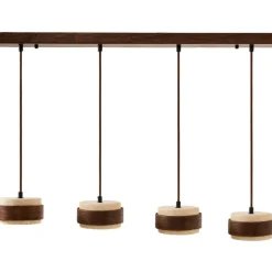 Riippuvalaisin Linento Lighting Lover D 4-osainen beige/saksanpähkinä