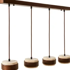 Riippuvalaisin Linento Lighting Lover D 4-osainen beige/saksanpähkinä