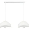 Riippuvalaisin Linento Lighting Luna 30-2-C, 2-osainen, valkoinen