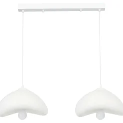 Riippuvalaisin Linento Lighting Luna 30-2-C, 2-osainen, valkoinen