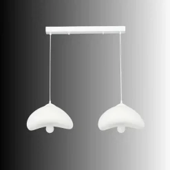 Riippuvalaisin Linento Lighting Luna 30-2-C, 2-osainen, valkoinen