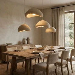 Riippuvalaisin Linento Lighting Luna Nua C 30, 4-osainen, luonnonvalkoinen