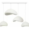 Riippuvalaisin Linento Lighting Luna Nua C, 4-osainen, valkoinen