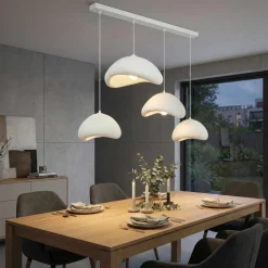 Riippuvalaisin Linento Lighting Luna Nua C, 4-osainen, valkoinen