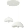 Riippuvalaisin Linento Lighting Luna 30-40-T-Nua, 2-osainen, säädettävä korkeus, valkoinen